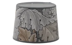 Mönstrade Lampskärmar < Hallbergs Acanthus Velvet Lampskärm Ø30cm Flint William Morris