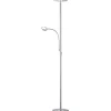 Uplight|Golvläslampor-Reality Ackbar Golvlampa LED uplight borstad stål