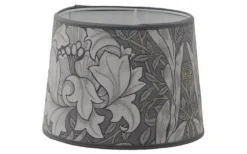 Mönstrade Lampskärmar < Hallbergs Africa Marigold Velvet Lampskärm Ø30cm Limestone William Morris