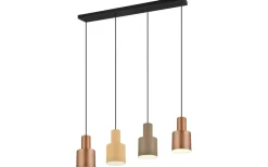 Avlånga Taklampor < Trio Lighting Agudo hänge 4-st E27 multicolor