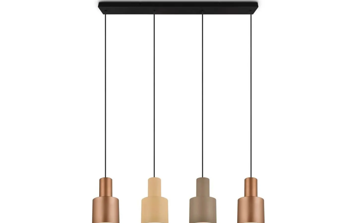 Avlånga Taklampor < Trio Lighting Agudo hänge 4-st E27 multicolor