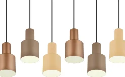 Avlånga Taklampor < Trio Lighting Agudo hänge 6-st E27 multicolor
