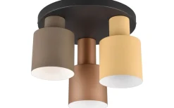 Plafonder-Trio Lighting Agudo Plafond 3-delad E27 flerfärgad