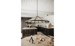 Stora Taklampor Ø70-150 Cm < Globen Lighting Akira Taklampa 70cm Svart/Natur