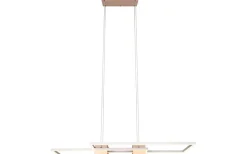 Avlånga Taklampor-Trio Lighting Albany Taklampa LED kaffebrun
