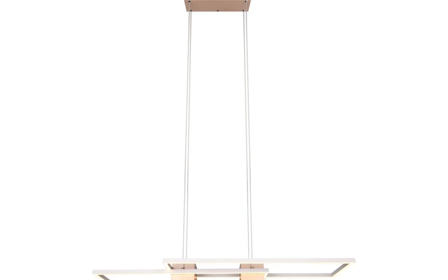 Avlånga Taklampor-Trio Lighting Albany Taklampa LED kaffebrun