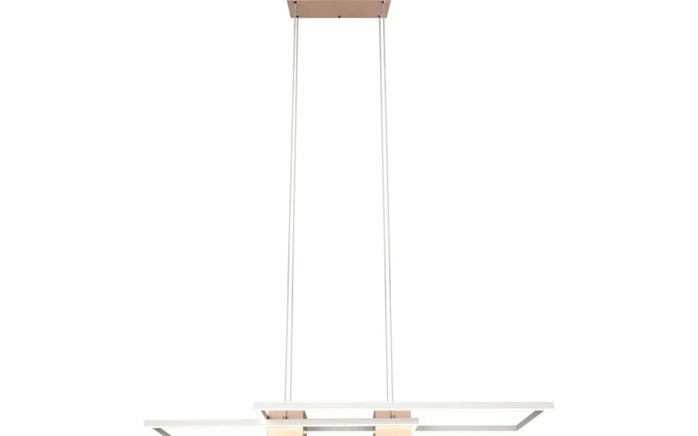 Avlånga Taklampor-Trio Lighting Albany Taklampa LED kaffebrun