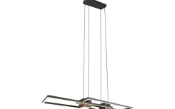 Avlånga Taklampor-Trio Lighting Albany Takpendel LED mattsvart