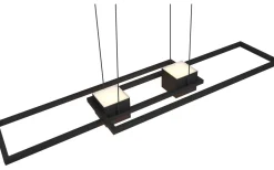 Avlånga Taklampor-Trio Lighting Albany Takpendel LED mattsvart