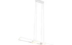 Avlånga Taklampor < Trio Lighting Albany Takpendel LED matt vit