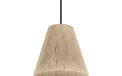 Avlånga Taklampor < Eglo Alderney Taklampa 90cm Svart/Natur
