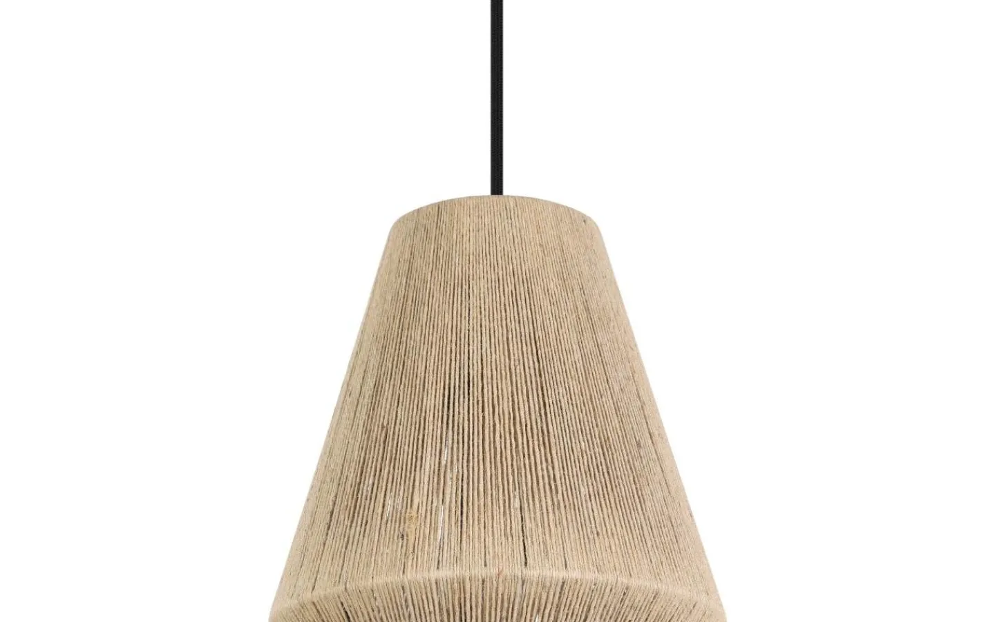 Avlånga Taklampor < Eglo Alderney Taklampa 90cm Svart/Natur