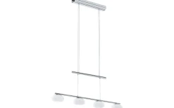 Avlånga Taklampor-Eglo Aleandro Taklampa 80cm LED 3000K 4x4,5W Krom
