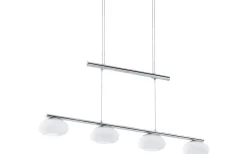 Avlånga Taklampor-Eglo Aleandro Taklampa 80cm LED 3000K 4x4,5W Krom