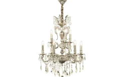 Kristallkronor < Aneta Allington Kristallkrona 60cm 9L Antiksilver