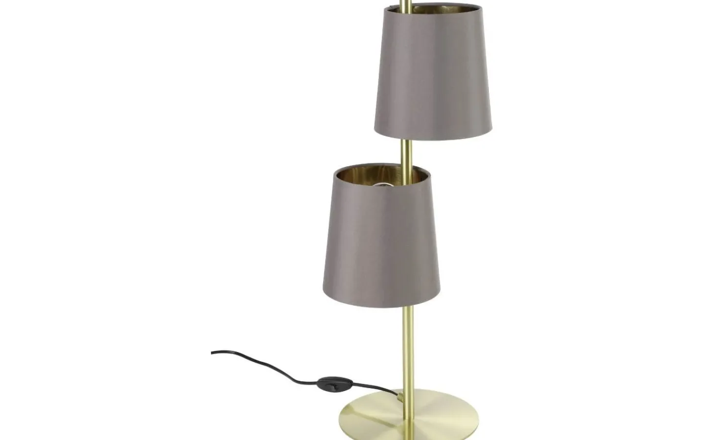 Bordslampor < Eglo Almeida 2 Bordslampa 61cm Borstad Mässing