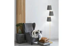 Golvlampor < Eglo Almeida 2 Golvlampa 167cm Borstad Mässing