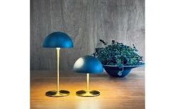 Uppladdningsbara Lampor Inomhus-Dyberg Larsen Along Uppladdningsbar Bordslampa 12/20cm 2 styck Svart/Mässing