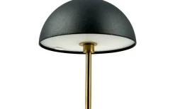 Uppladdningsbara Lampor Inomhus-Dyberg Larsen Along Uppladdningsbar Bordslampa 12/20cm 2 styck Svart/Mässing