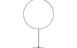 Julpynt Inomhus|Bordslampor-Markslojd Alpha Bordslampa 49cm Cirkel Svart