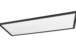 Plafonder-Reality Alpha Plafond LED 80x29cm mattsvart