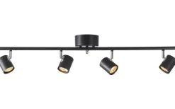 Hall & Trappa|Avlånga Takspotlights-Cottex Alpha Takspotlight 83cm 4xGU10 Svart