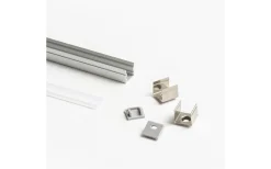 12V Led Slinga < Rendl Aluminiumprofil 1,4x1,4cm Utvändig 1m