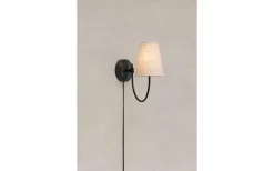 Lampetter-Markslojd Amar Vägglampa Svart/Beige