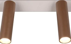 Takspot Med 2 Lampor-Trio Lighting Ambala Spotlight LED 2-delat kaffe