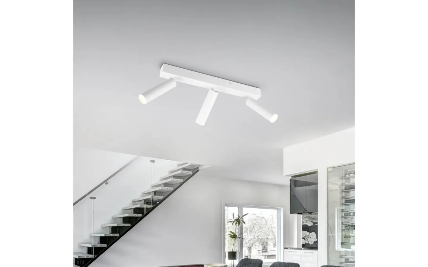 Takspot Med 3 Lampor|Avlånga Takspotlights < Trio Lighting Ambala Spotlight LED 3-delat mattvitt