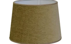 Enfärgade Runda Lampskärmar-Hallbergs Amelia Lampskärm Ø30cm Guld