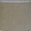 Ovala Lampskärmar < Hallbergs Amelia Oval Lampskärm 25cm Sand