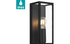 Badrumslampor Vägg < Eglo Amezola 1L Vägglampa Svart IP44
