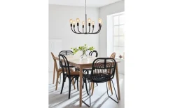 Kök & Matplats|Stora Taklampor Ø70-150 Cm-Markslojd Amistoso Taklampa 77cm 8L Svart