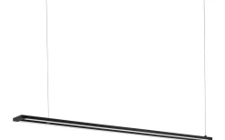 Avlånga Taklampor-Eglo Amontillado Taklampa 116cm LED 3000K 27W Svart