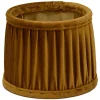 Plisserade Lampskärmar-Hallbergs Anastacia Plisserad Lampskärm Ø45cm Guldgul