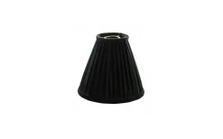 Toppringsskärmar < Hallbergs Anastacia Plisserad Toppringskärm Ø22cm Mörkgrön
