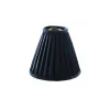 Toppringsskärmar < Hallbergs Anastacia Plisserad Toppringskärm Ø22cm Mörkblå