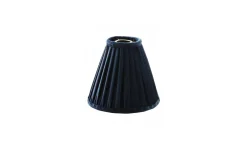 Toppringsskärmar < Hallbergs Anastacia Plisserad Toppringskärm Ø22cm Mörkblå