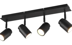 Badrumslampor Tak < Trio Lighting Angelo H2O Spotlight 4-delad GU10 mattsvart IP44