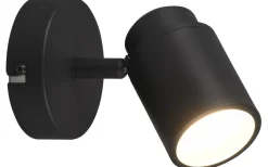 Badrumslampor Vägg-Trio Lighting Angelo H2O Spotlight GU10 mattsvart IP44