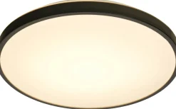 Plafonder-Aneta Anillo Plafond 40cm LED 18W 3000K Svart