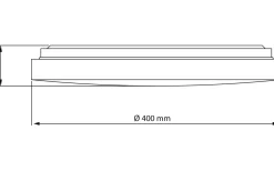 Plafonder-Aneta Anillo Plafond 40cm LED 18W 3000K Vit