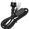 Allmänbelysning|230V Led Slinga-Malmbergs Anslutningskabel 1,5m till M1 LEDstrip 230V IP44