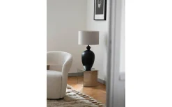 Lampfötter-Hallbergs Antibes Lampfot 55cm Mattsvart