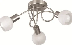 Plafonder-Reality Antibes Spotlight 3-delad 45cm 3xE14 borstad stål