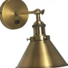 Läslampor-PR Home Anton Vägglampa 18cm Dimbar Antikmässing