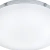 Badrumslampor Tak < Trio Lighting Apart H2O Plafond LED 35cm vit IP44