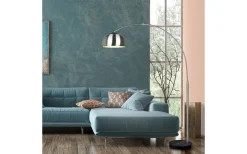 Golvlampor|Golvläslampor-Trio Lighting Argentina Golvlampa E27 borstat stål
