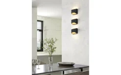 Lampetter-Trio Lighting Arino Vägglampa LED 12cm mattsvart